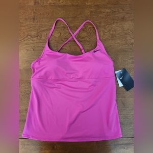 HOT PINK Nike Women's Swim Top/Tank Top